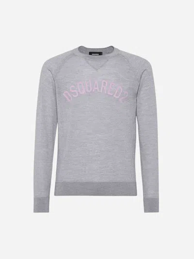 DSQUARED2 DSQUARED2 LOGO WOOL SWEATER