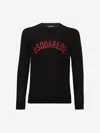 Dsquared2 Logo-print Sweater In Black