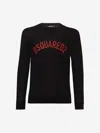 Dsquared2 Logo-print Sweater In Black