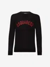 Dsquared2 Logo-print Sweater In Black