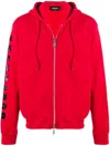 Dsquared2 Logo Zip Felpa