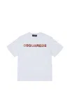 Dsquared2 Logo-appliqué T-shirt In White