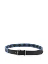 Dsquared2 Logo-debossed Belt In Blue