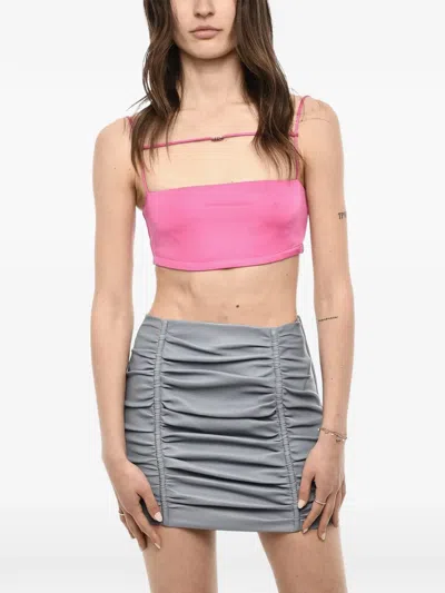 Dsquared2 Logo-detail Sleeveless Top In Pink