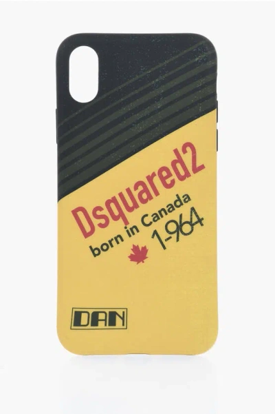 Dsquared2 Logoed 1964 Iphone X Case In Yellow
