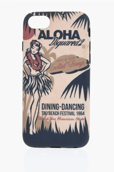 Dsquared2 Logoed Aloha Iphone 8 Plus Case In Multi