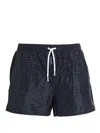 Dsquared2 Man Swim Trunks Black Size 26 Polyamide In Black