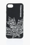 Dsquared2 Logoed Detail Leaf Iphone 8 Plus Case In Black