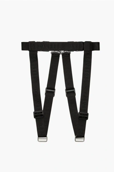 Dsquared2 Logoed Fabric Tape Harness Belt