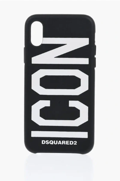 Dsquared2 Logoed Icon Iphone X Case In Black