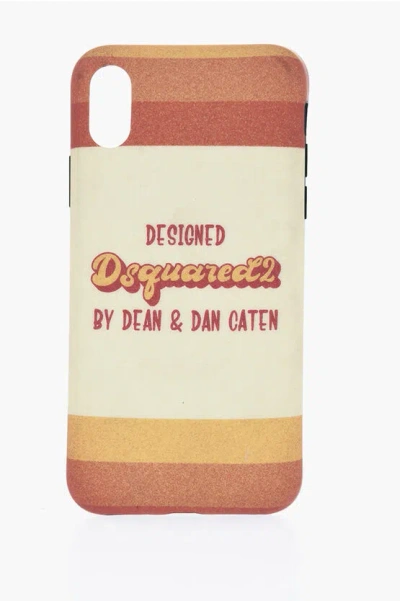 Dsquared2 Logoed Iphone X Case In Neutral
