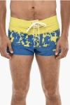 Dsquared2 Logoed Swim Short With Floral Motif