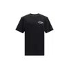 Dsquared2 Black Crew-neck T-shirt With Logo On The Front In Cotton Man