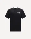 Dsquared2 Black Crew-neck T-shirt With Logo On The Front In Cotton Man In Black