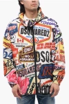 Dsquared2 Logomania Patterned Windbreaker