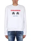Dsquared2 Dsquared Classic Logo Sweatshirt For Men In White