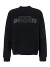 Dsquared2 Logo-embossed Ducati Collaboration Sweatshirt In Black