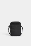 Dsquared2 Logo-embossed Nylon Mini Bag In Black
