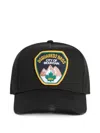 Dsquared2 D2 Baseball Cap In Black