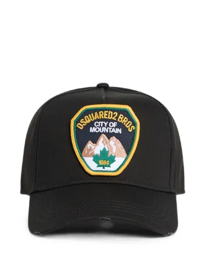 DSQUARED2 LOGO-EMBROIDERED BASEBALL CAP