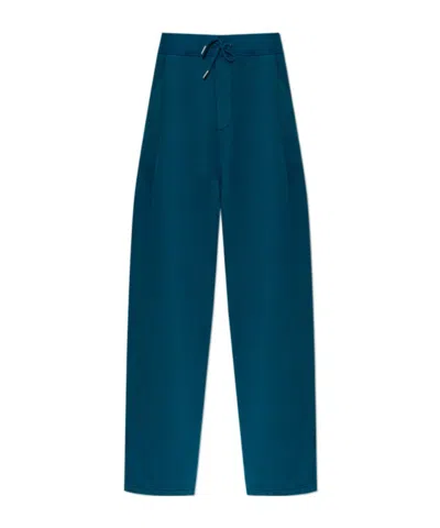 Dsquared2 Logo-embroidered Drawstring Track Pants In Blue