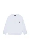 Dsquared2 Logo-embroidered Sweatshirt In White