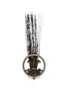 Dsquared2 Logo-engraved Brooch In Multi