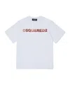 Dsquared2 Logo-lettering T-shirt In White
