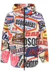 DSQUARED2 LOGOMANIA WINDBREAKER JACKET