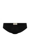 Dsquared2 Logo-patch Briefs In Black