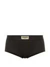 Dsquared2 Logo-patch Briefs In Black