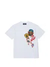 Dsquared2 T-shirt With Logo And Applied Patch In White