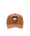 Dsquared2 Logo-patch Distressed Baseball Cap In Brown