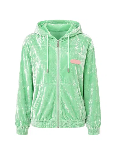 Dsquared2 Logo-patch Hoodie In Green