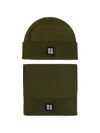 Dsquared2 Logo-patch Knit Set In Green