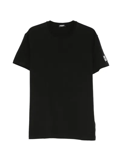 Dsquared2 Logo-patch T-shirt In Black