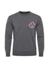 Dsquared2 Logo-patch Wool Sweater In Multi