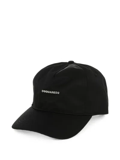 Dsquared2 Logo-plaque Baseball Cap In Black