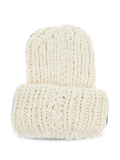 Dsquared2 Logo-plaque Beanie In Neutral