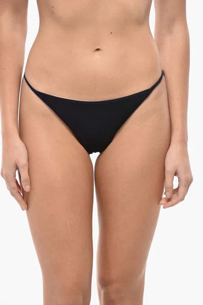 Dsquared2 Logo-plaque Bikini Bottoms In Black