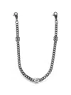 Dsquared2 Logo-plaque Chain In Silver