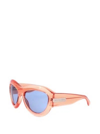Dsquared2 Logo-plaque Sunglasses In Orange
