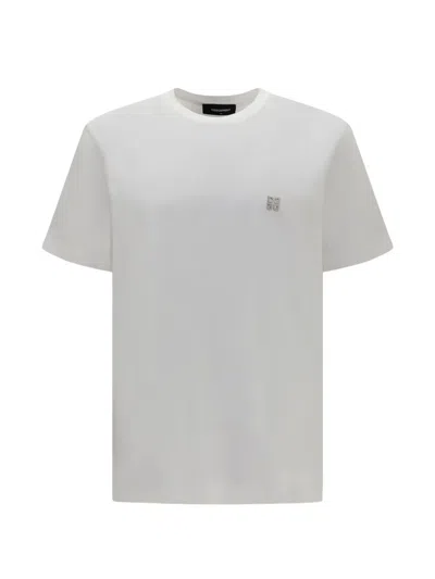 Dsquared2 Metal D2 Upside Down Cotton T-shirt In White