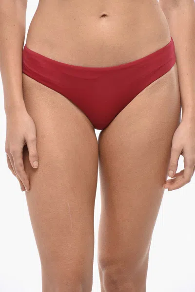 Dsquared2 Logo-print Bikini Bottoms In Red