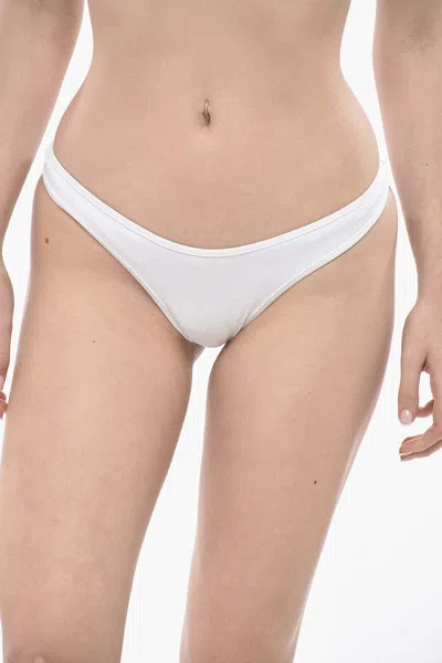 Dsquared2 Logo-print Bikini Bottoms In White