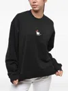 Dsquared2 Logo-print Black Sweatshirt In Black