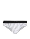 Dsquared2 Logo-print Briefs In White