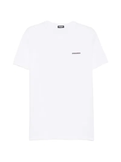 Dsquared2 Logo-print Crew-neck T-shirt In White