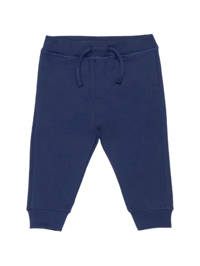 Dsquared2 Babies' Logo-print Drawstring Track Pants In Blue