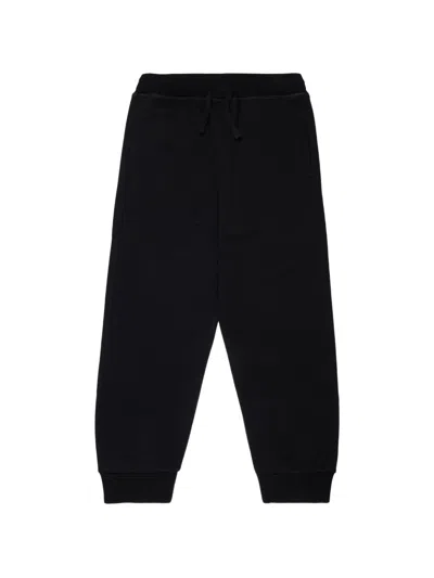 DSQUARED2 LOGO-PRINT DRAWSTRING TROUSERS